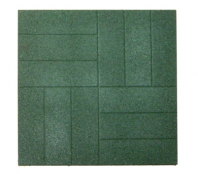 Плитка тротуарная, 330x330x40, зеленый